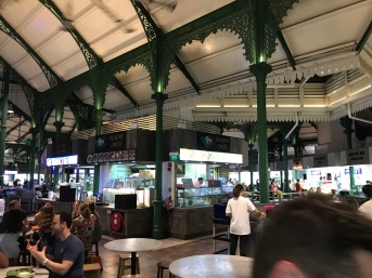 The food area